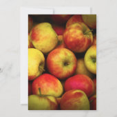 Apple Picking Birthday Party Kaart (Achterkant)