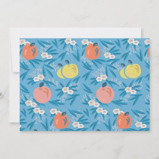 Apple Picking Blue Boy Foto Verjaardag Kaart (Achterkant)