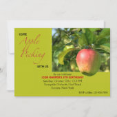 Apple Picking Invitation Kaart (Voorkant)