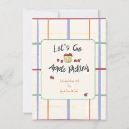 Apple Picking Party uitnodiging