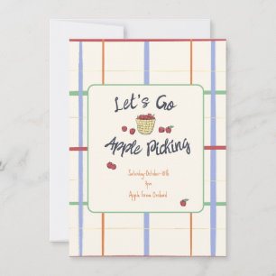 Apple Picking Party uitnodiging