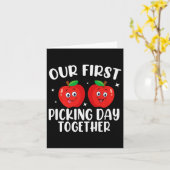 Apple Picking Squad 2025 Herfst Orchard Oogstplezi Kaart (Gele Bloem)