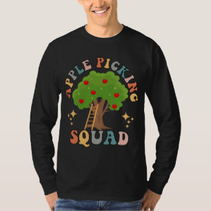 Apple Picking Squad Harvest Season Funny Apple Fru T-shirt