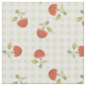 Apple picnic gingham fall print stof (Close Up)