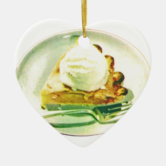 Apple Pie 1955 Keramisch Ornament (Voorkant)