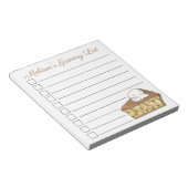 Apple Pie a La Mode Personalized Grocery List Notitieblok (Schuin)