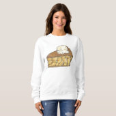 Apple Pie a la Mode Slice Dessert Sweatshirt (Voorkant volledig)