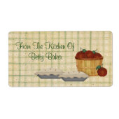 Apple Pie Aangepast label (Voorkant)