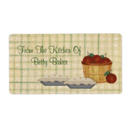 Apple Pie Aangepast label