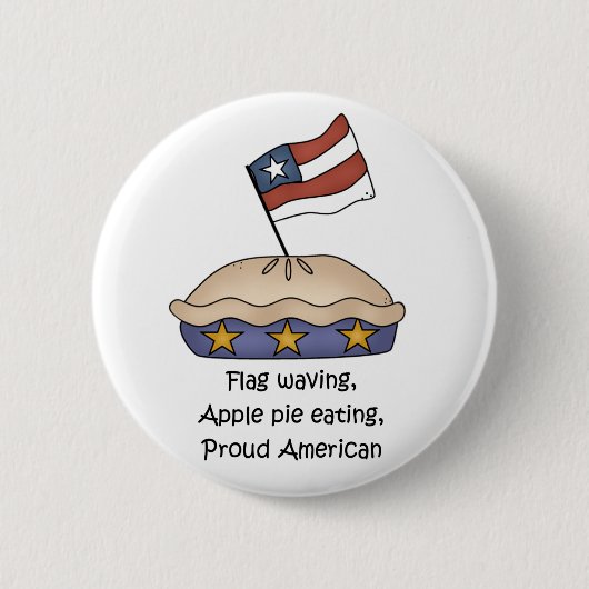 Apple Pie American-knop Ronde Button 5,7 Cm (Voorkant)