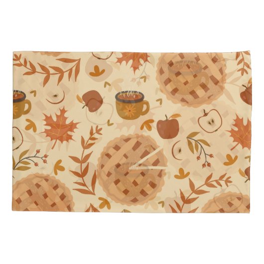 Apple Pie Autumn: graphics Kussensloop (Achterkant)