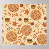 Apple Pie Autumn:  graphics Poster (Voorkant)