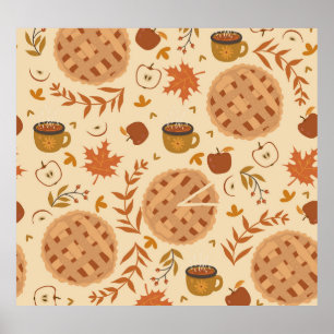 Apple Pie Autumn:  graphics Poster