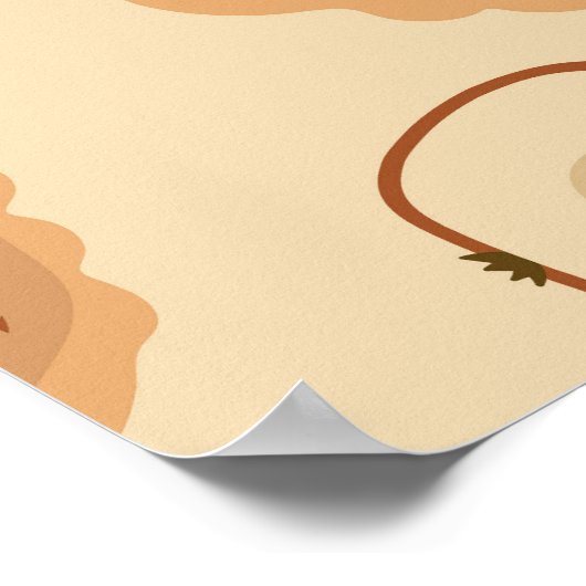 Apple Pie Autumn:  graphics Poster (Hoek)