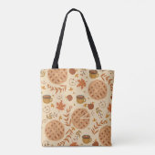 Apple Pie Autumn: graphics Tote Bag (Achterkant)