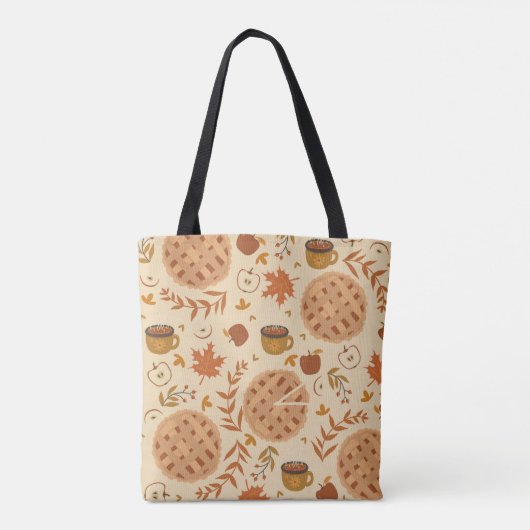 Apple Pie Autumn:  graphics Tote Bag (Achterkant)