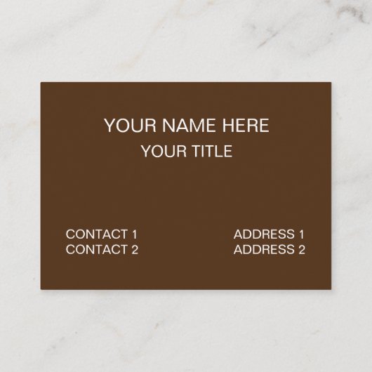 Apple Pie Baker Chef Visitekaartje (Achterkant)