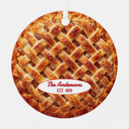Apple Pie Baker gepersonaliseerd Metalen Ornament