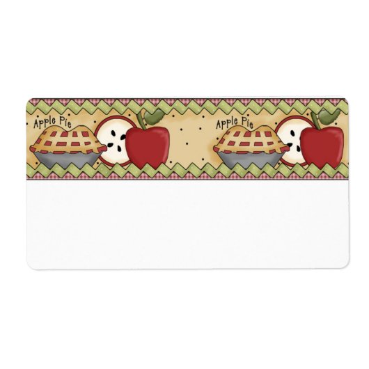 Apple Pie Border Label (Voorkant)