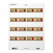 Apple Pie Border Label (Full Sheet)
