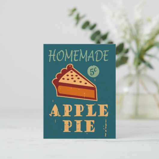 Apple Pie Briefkaart (Staand voorkant)