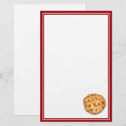 Apple Pie Briefpapier (Voorkant / Achterkant)