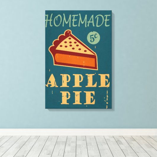 Apple Pie Canvas Afdruk (Insitu (Houten vloer))