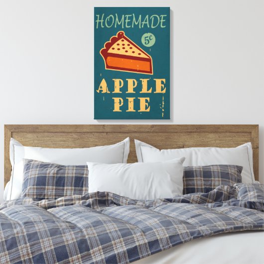 Apple Pie Canvas Afdruk (Insitu (Slaapkamer))