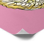 Apple pie cartoon Fancy een Tart quote Poster (Hoek)