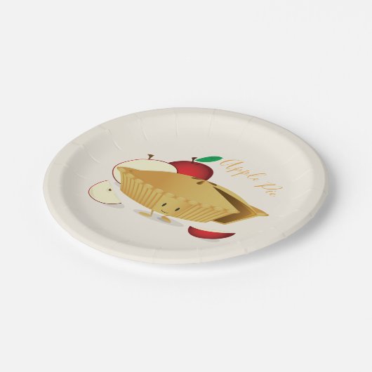 Apple Pie Character | Bord papier (Gekanteld)