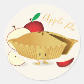 Apple Pie Character | STICKER (Voorkant)