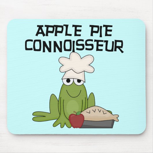 Apple Pie Connoisseur Tshirts en cadeautjes Muismat (Voorkant)