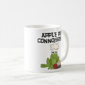 Apple Pie Connoisseur Tshirts en geschenken Koffiemok (Voorkant rechts)