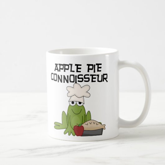 Apple Pie Connoisseur Tshirts en geschenken Koffiemok (Rechts)