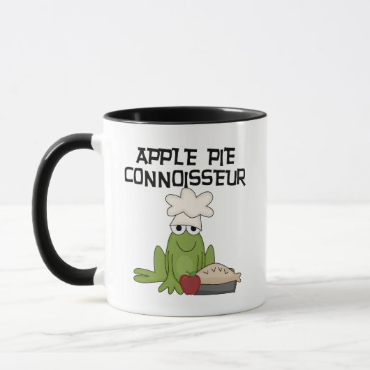 Apple Pie Connoisseur Tshirts en geschenken Mok (Links)