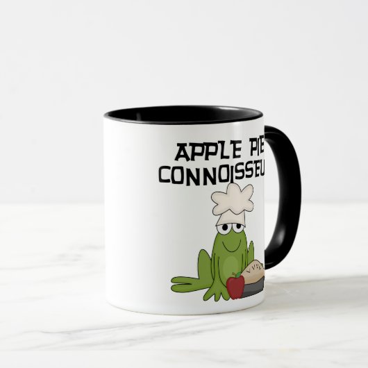 Apple Pie Connoisseur Tshirts en geschenken Mok (Voorkant rechts)
