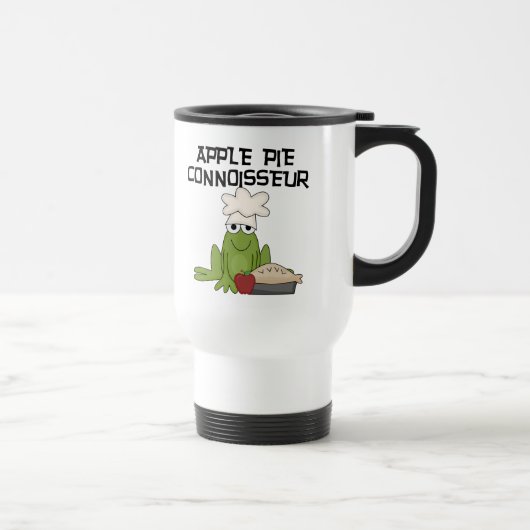 Apple Pie Connoisseur Tshirts en geschenken Reisbeker (Rechts)