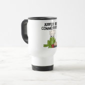 Apple Pie Connoisseur Tshirts en geschenken Reisbeker (Voorkant links)