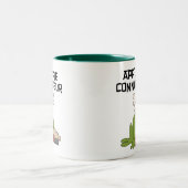 Apple Pie Connoisseur Tshirts en geschenken Tweekleurige Koffiemok (Center)