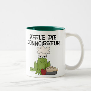 Apple Pie Connoisseur Tshirts en geschenken Tweekleurige Koffiemok