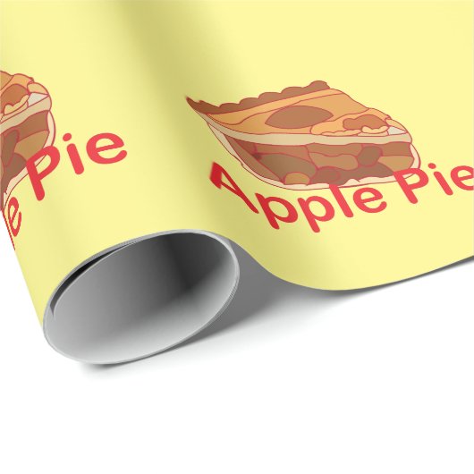 Apple Pie Dessert Cadeaupapier (Rol Hoek)