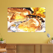 Apple Pie Dessert Canvas Afdruk (Insitu (Woonkamer))