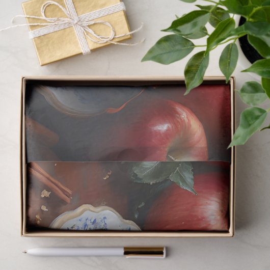 Apple Pie  geïnspireerd schilderij Decoupage Tissuepapier (Geschenk)