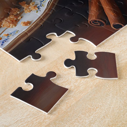 Apple Pie  geïnspireerd schilderij Legpuzzel (Zijkant)