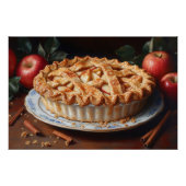 Apple Pie  geïnspireerd schilderij Perfect Poster (Voorkant)