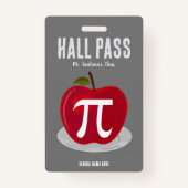 Apple Pie Hall Pass Badge (Achterkant)