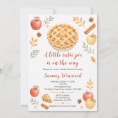 Apple Pie Herfst Baby Shower Kaart (Voorkant)