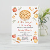 Apple Pie Herfst Baby Shower Kaart (Staand voorkant)