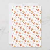 Apple Pie Herfst Baby Shower Kaart (Achterkant)