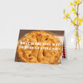 Apple Pie Kaart (Gele Bloem)